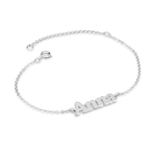 Custom Ankle Name Bracelet - Beleco Jewelry