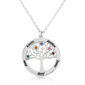 Family Tree Necklace - Beleco Jewelry