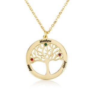 Family Tree Necklace - Beleco Jewelry