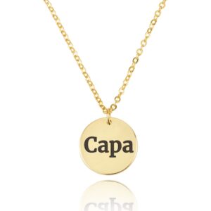 Russian Name Disc Necklace - Beleco Jewelry