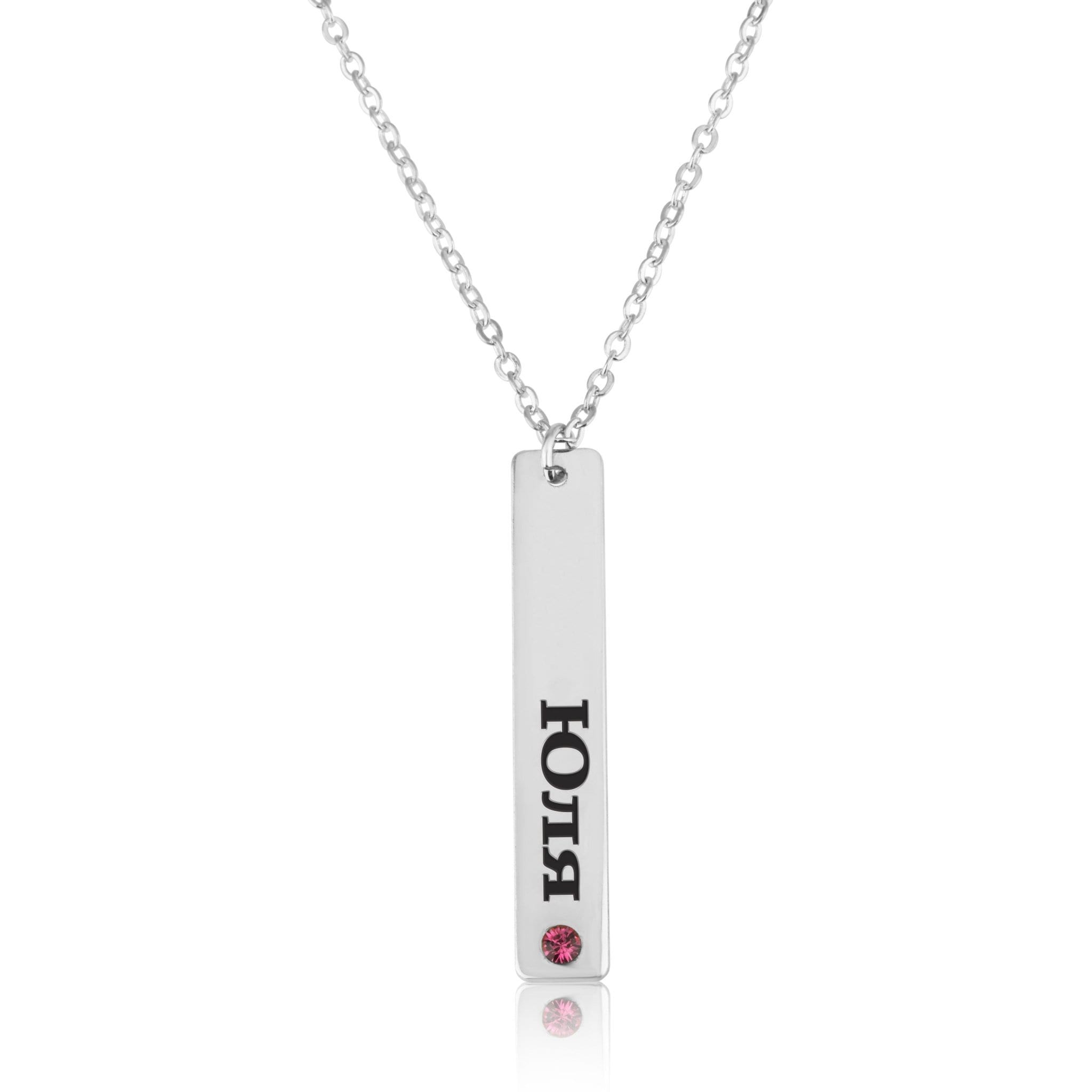 Russian Vertical Bar Necklace - Beleco Jewelry