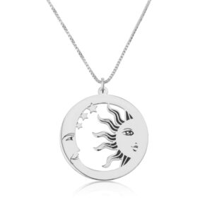 Sun And Moon Necklace - Beleco Jewelry